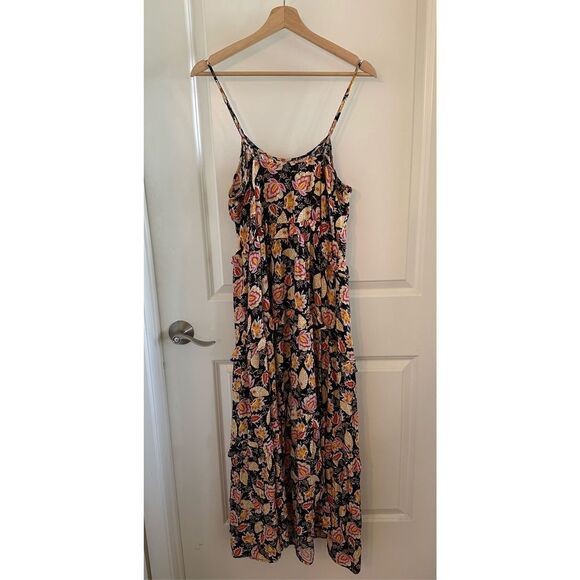 Loft Beach Floral Ruffle Tiered Maxi Dress - Picture 5 of 10